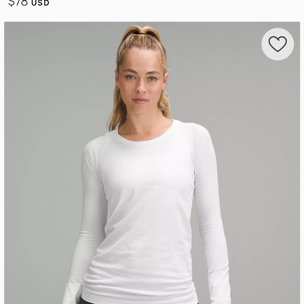 White Swiftly Tech Long-Sleeve Shirt 2.0
Hip Length
